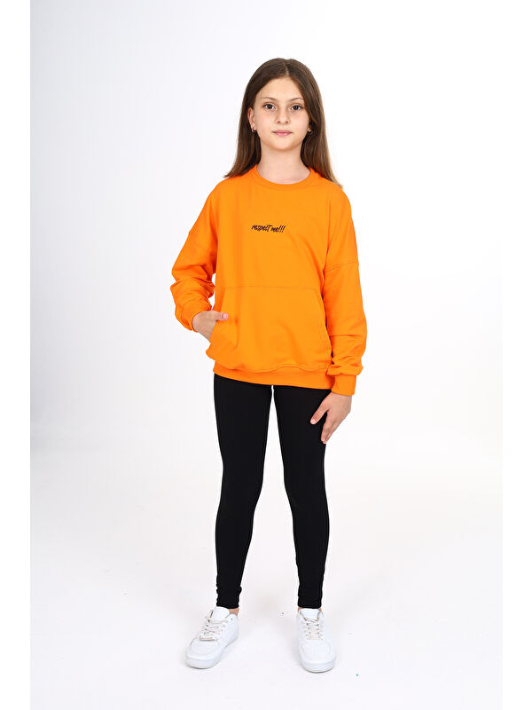 Toontoykids Kız Çocuk Baskılı Taytlı Takım