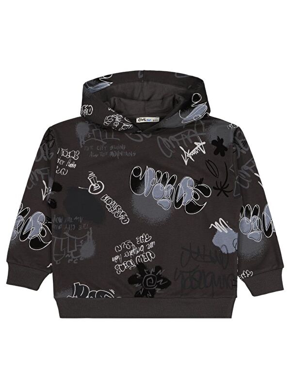 Civil Boys Grafiti Baskılı 6-9 Yaş Sweatshirt