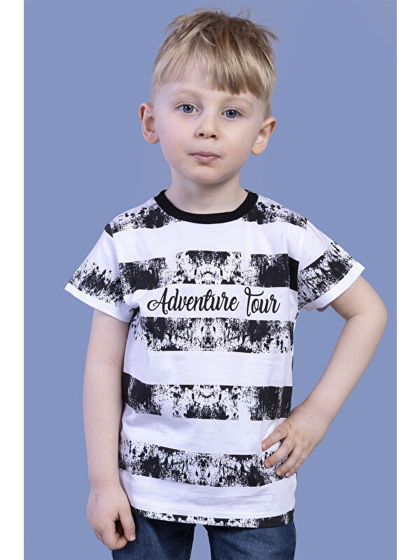 Toontoykids Erkek Çocuk Çizgi Desenli Tişört
