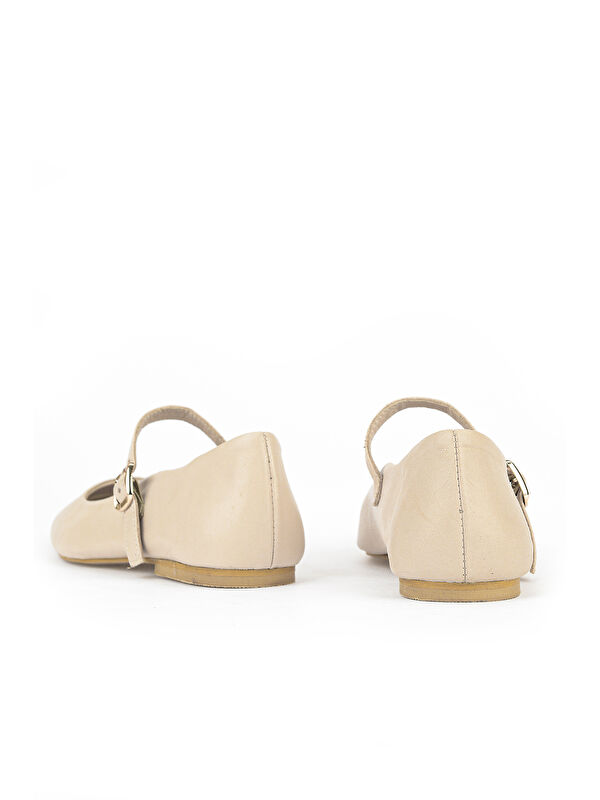 Ziya Ayakkabi Beyaz Ziya Ayakkabi Hakiki Kadın Deri Babet 1611022Z2735