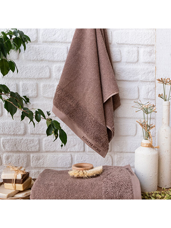 SCHAFER Home Soft Touch Havlu 50x90 Cm-Kahverengi