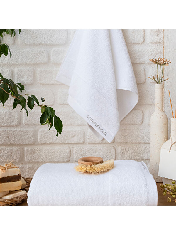SCHAFER Home Soft Touch Havlu 50x90 Cm-Beyaz