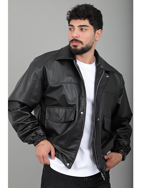 Stilkombin Torba Cepli Bel Lastikli Oversize Suni Deri Mont Bl 1940_50508