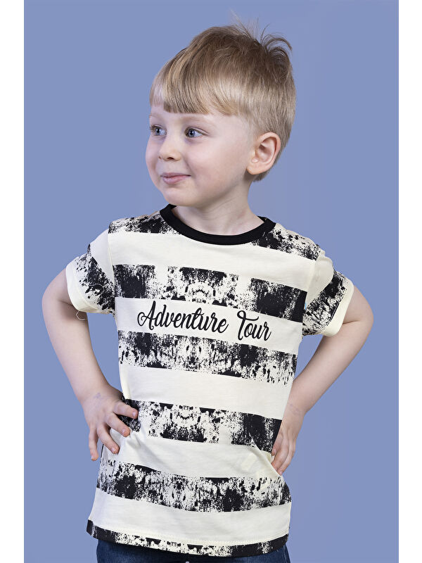 Toontoykids Erkek Çocuk Çizgi Desenli Tişört