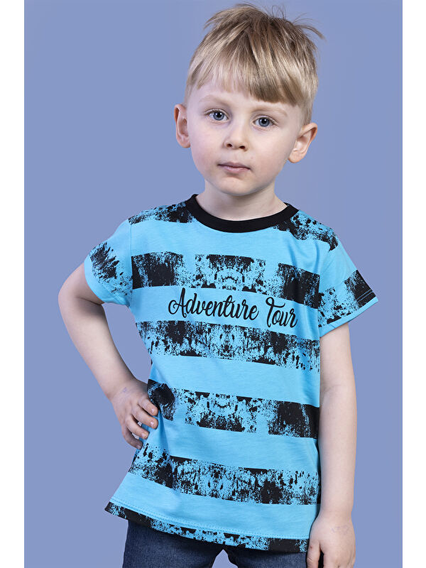 Toontoykids Erkek Çocuk Çizgi Desenli Tişört