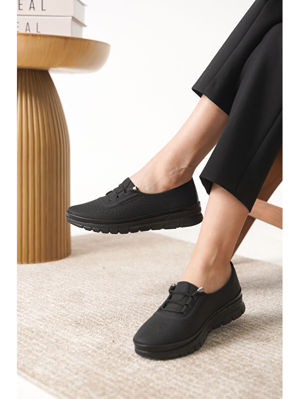 D0119 Günlük Ortopedik Kadın Babet Ayakkabı - Görsel 3