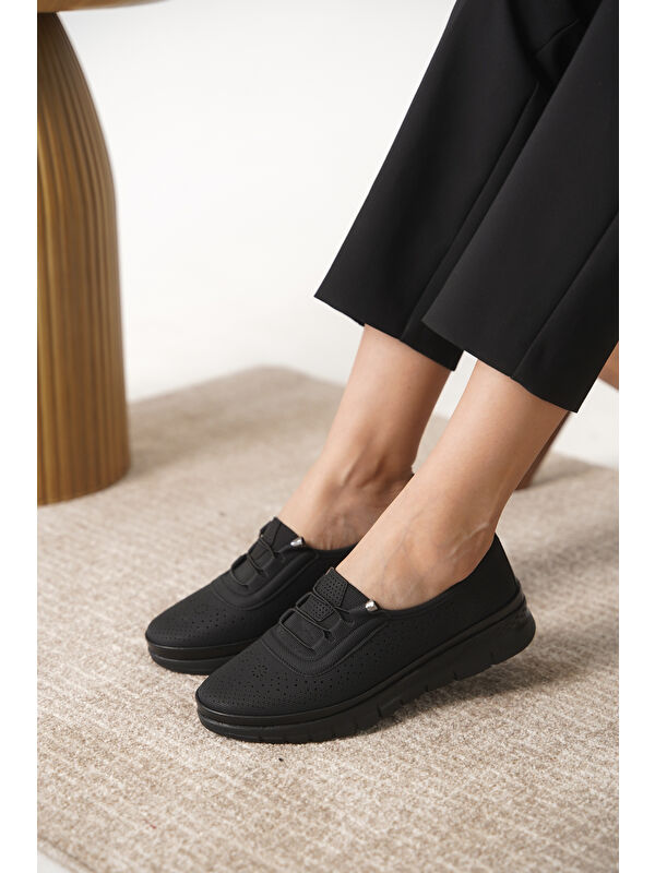 D0119 Günlük Ortopedik Kadın Babet Ayakkabı - Görsel 4