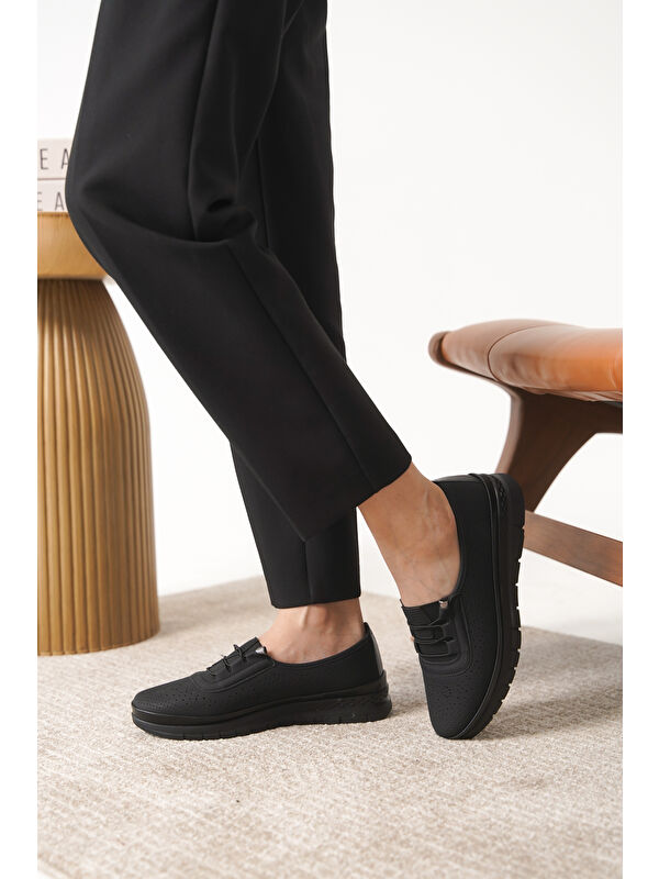 D0119 Günlük Ortopedik Kadın Babet Ayakkabı - Görsel 5