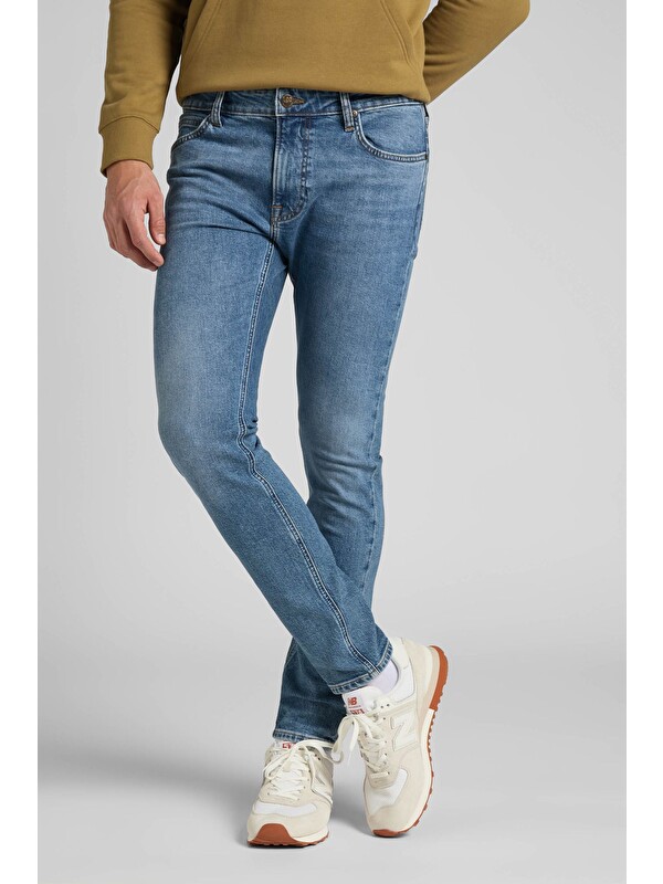 Lee Malone Skinny Slim Fit Normal Bel Esnek Jean Pantolon