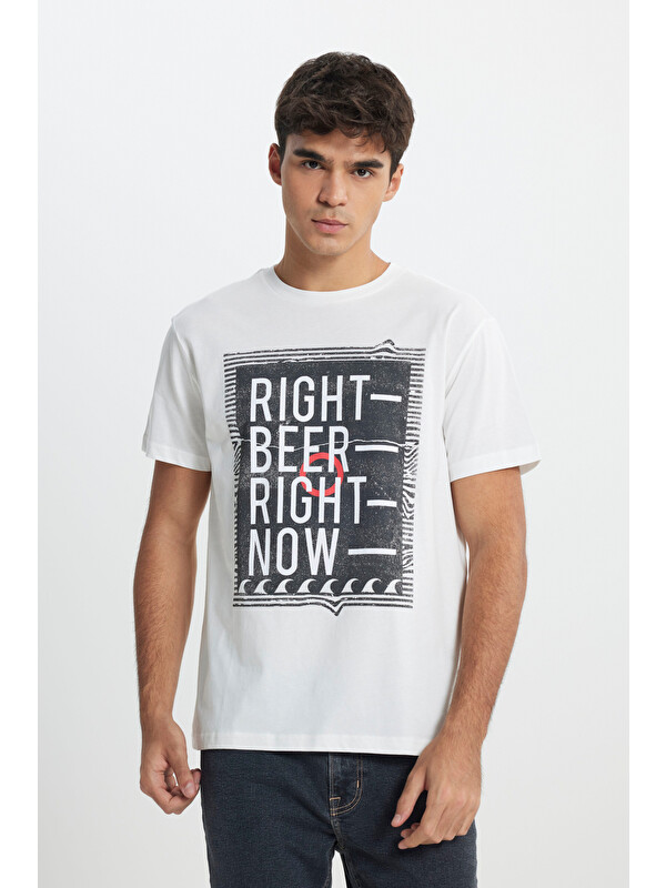 Lee Regular Fit %100 Pamuk Bisiklet Yaka Tişört