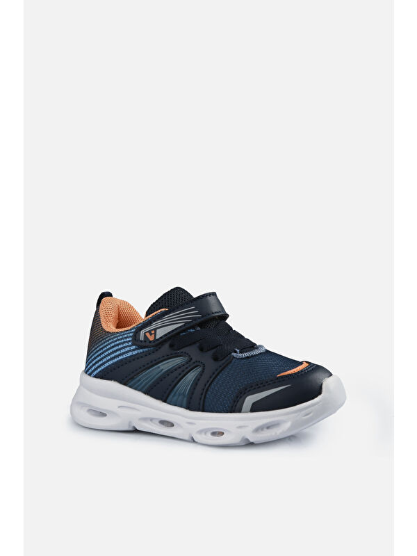 Işıklı Erkek Bebek Lacivert Spor Ayakkabı - Görsel 3