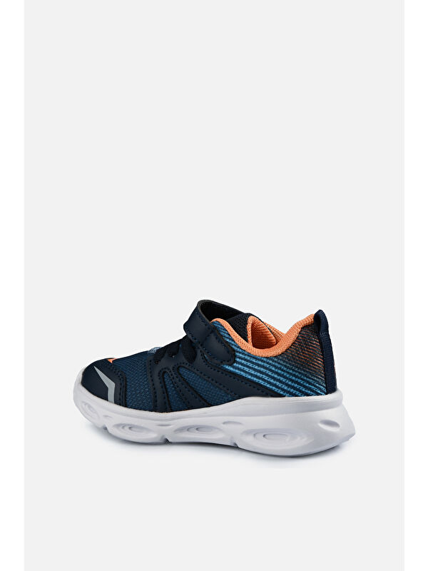 Işıklı Erkek Bebek Lacivert Spor Ayakkabı - Görsel 4