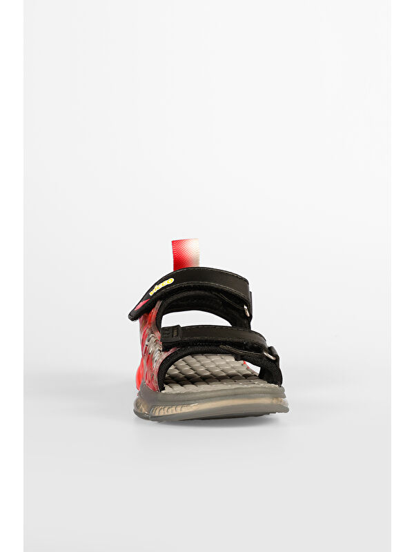 Felipe Işıklı Erkek Bebek Siyah Sandalet - Görsel 5