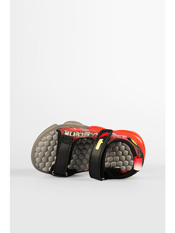 Felipe Işıklı Erkek Bebek Siyah Sandalet - Görsel 7