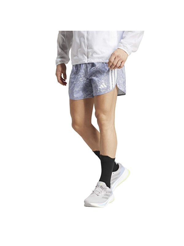 Adidas Own The Run E Aop Sho M Erkek Gri Şort