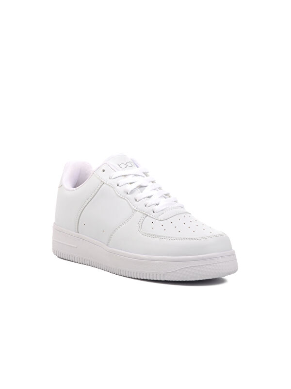 Beyaz Bağcıklı Erkek Spor Ayakkabı 042 M - Görsel 4