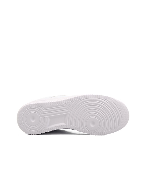 Beyaz Bağcıklı Unisex Spor Ayakkabı 042 G - Görsel 6