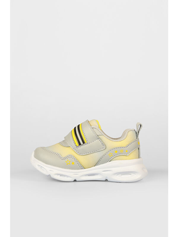 Kita II Işıklı Erkek Okul Öncesi Gri Spor Ayakkabı - Görsel 3