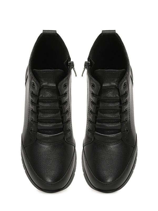 105304.Z5PR Siyah Kadın Düz Bot - Görsel 5