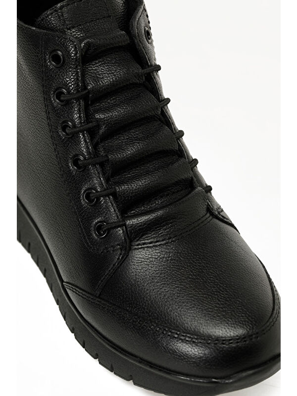 105304.Z5PR Siyah Kadın Düz Bot - Görsel 8