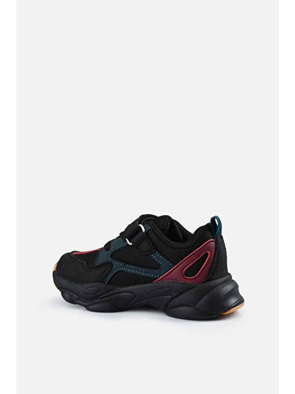 Asimo Hafif Unisex Bebek Siyah Sneaker - Görsel 4