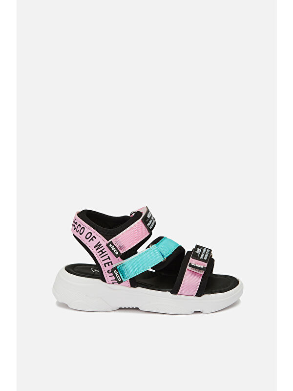 Chester Armalı Kız Bebek Pembe Sandalet - Görsel 2