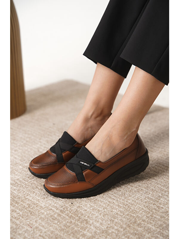 D0312 Günlük Ortopedik Kadın Babet Ayakkabı - Görsel 4