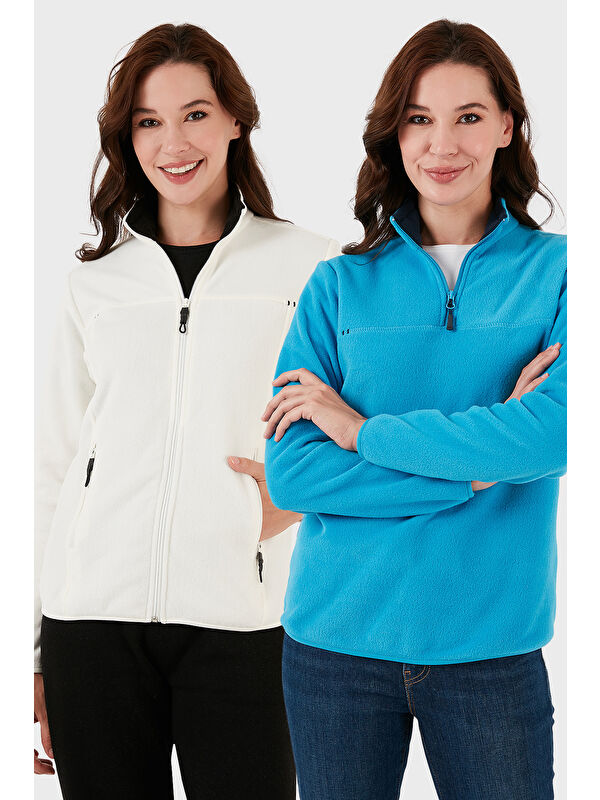 Lela Slim Fit Yumuşak Dokulu Anti-Pilling Tüylenme Yapmayan 2'li Paket Polar 590700200S2