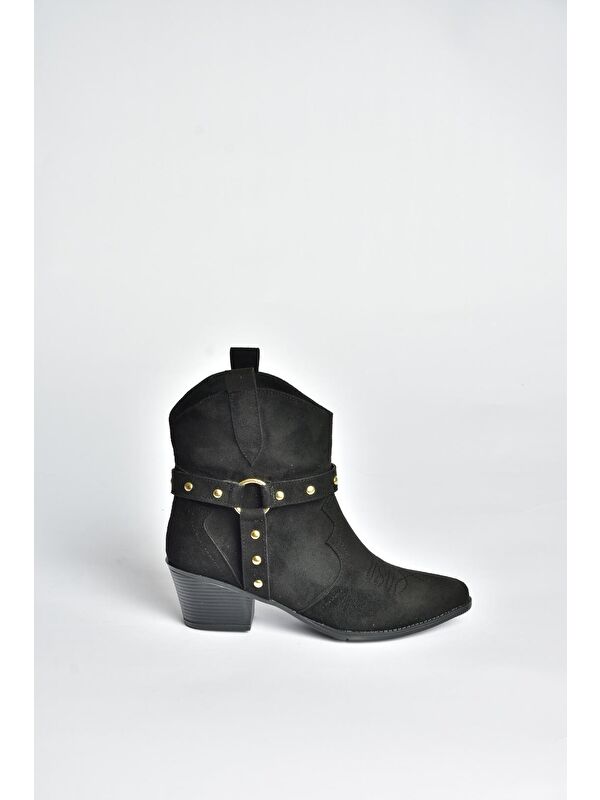 Siyah Kadın Bot V820320202 - Görsel 2