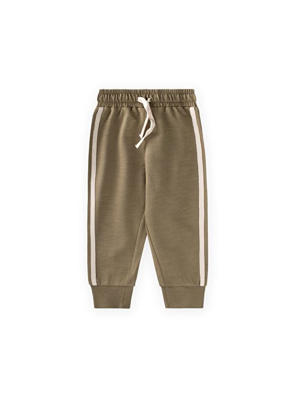 CİGİT Şerit Detaylı Eşofman 1-10 Yaş Olive