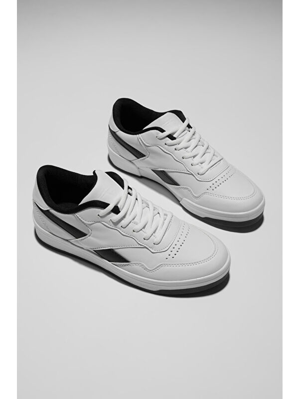 Tonny Black Siyah Tonny Black Rahat Kalip Unisex Termo Taban Bağcıklı Spor Ayakkabı