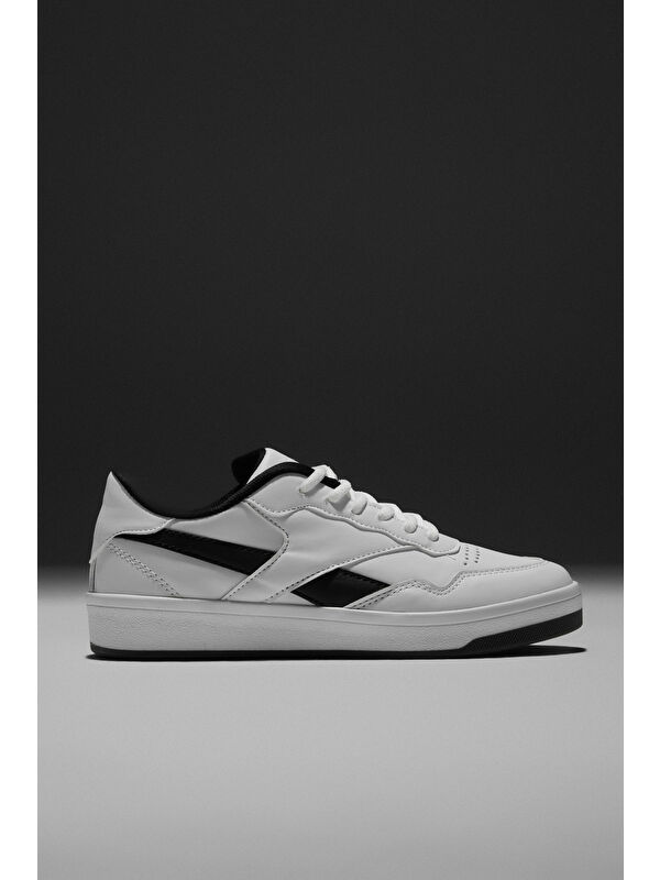 Tonny Black Siyah Tonny Black Rahat Kalip Unisex Termo Taban Bağcıklı Spor Ayakkabı