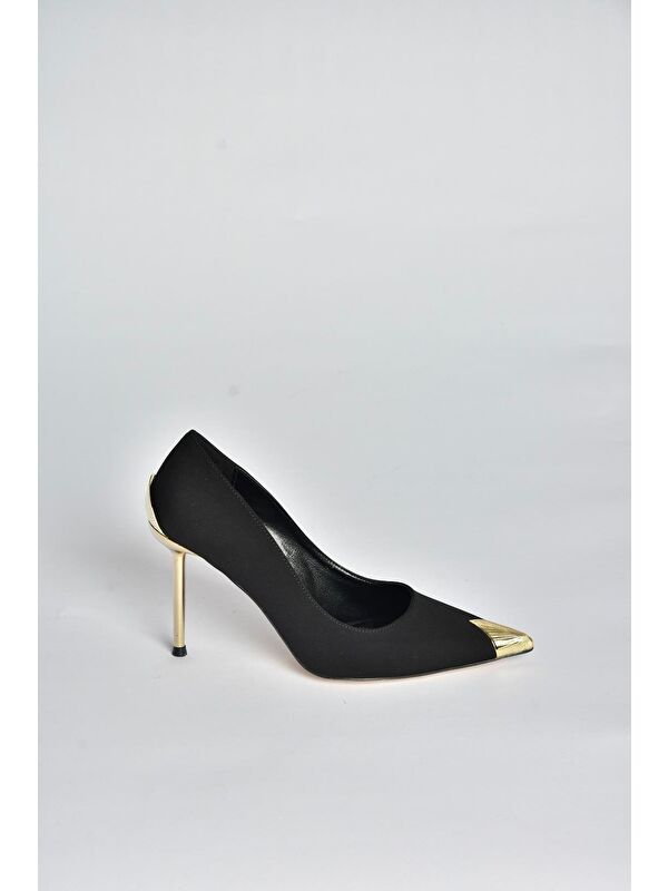 Siyah Kadın Topuklu Ayakkabı V820099504 - Görsel 2