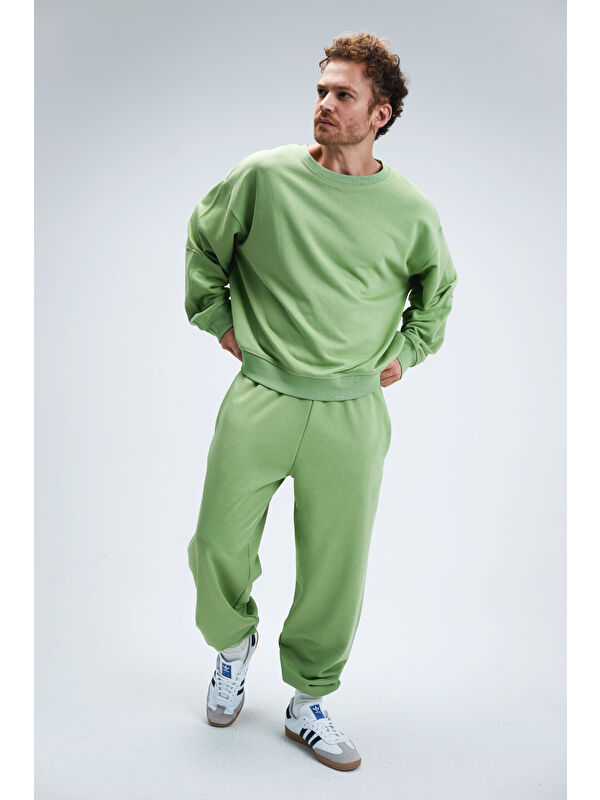 gothamVibes Erkek Timeless Jogger Fıstık Yeşili  Eşofman Altı