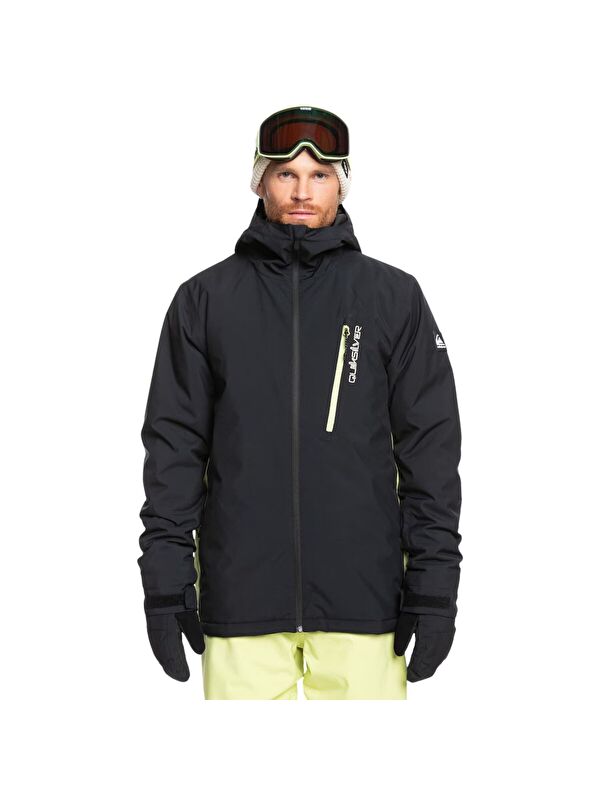 Quiksilver Mission Block Jk Erkek Yeşil Snowboard Kayak Montu