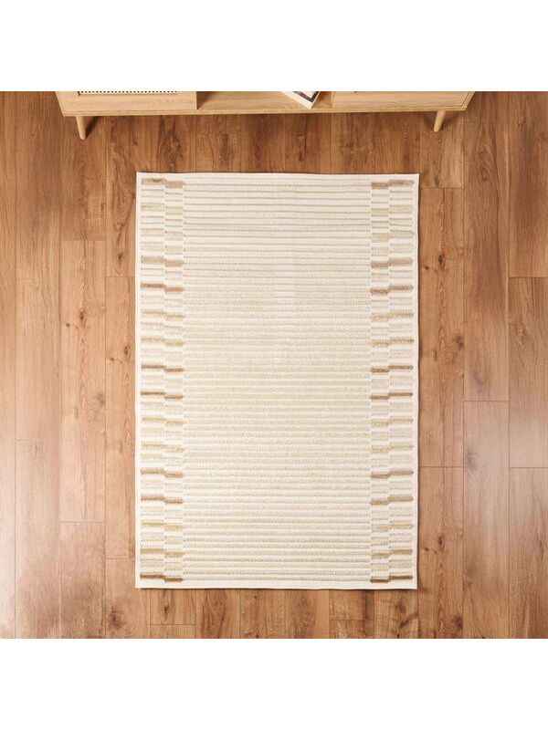 Evidea Soft Mono Tozumaz Antialerjik Halı - Bej - 120x180 cm