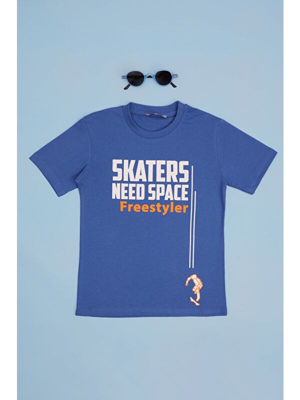 Fullamoda Skaters Need Space Baskılı Erkek Çocuk Tişört