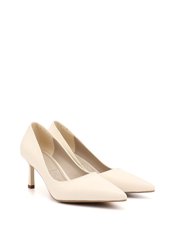 Kadın TEN Sivri Burun İnce Topuklu Stiletto - Görsel 3