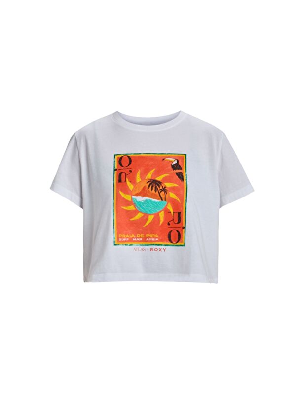 Roxy Atlas Oceanregular Crop Kadın Renkli Tişört