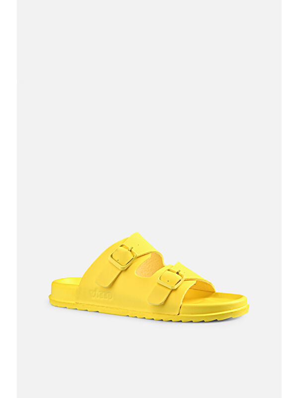 Gibli Basic Kız Çocuk Sarı Terlik - Görsel 3