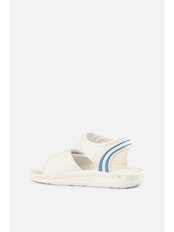 Dory Basic Unisex Bebek Beyaz Sandalet - Görsel 4