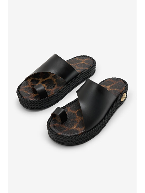 Tonny Black Kırmızı Tonny Black Poli Taban Kadın Rahat Kalıp Parmak Arası Terlik