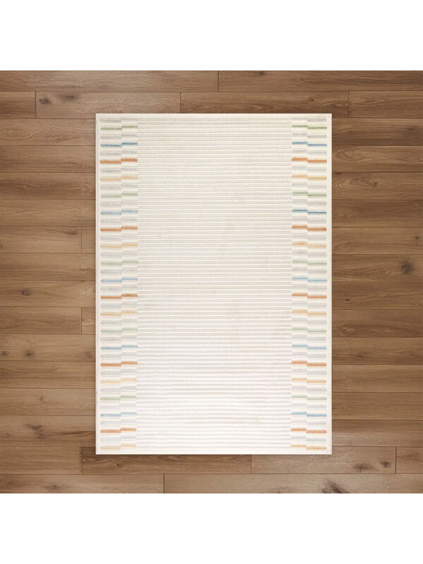Evidea Soft Mono Tozumaz Antialerjik Halı - Kırık Beyaz - 160x230 cm