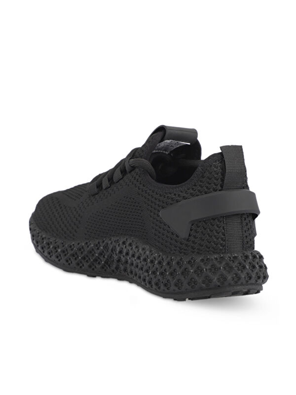 AMIR I Erkek Siyah / Siyah Koşu & Yürüyüş Spor Ayakkabısı - Görsel 4