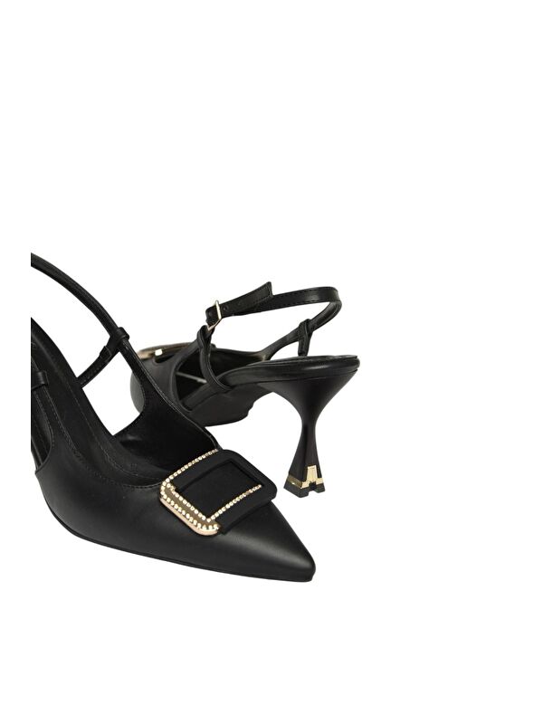 Siyah Kadın Topuklu Ayakkabı U6760668 - Görsel 9