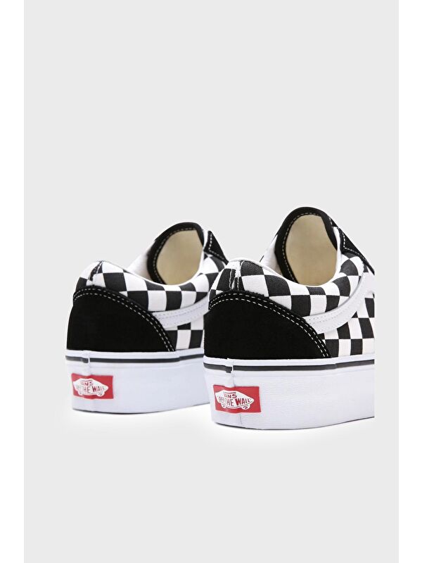 UA Old Skool Deri Sneaker Kadın Ayakkabı VN0A3B3UHRK1 - Görsel 6