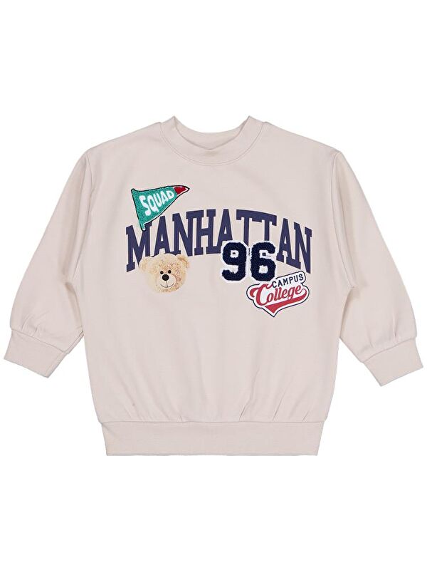 Civil Boys 96 College Nakışlı 2-5 Yaş Sweatshirt