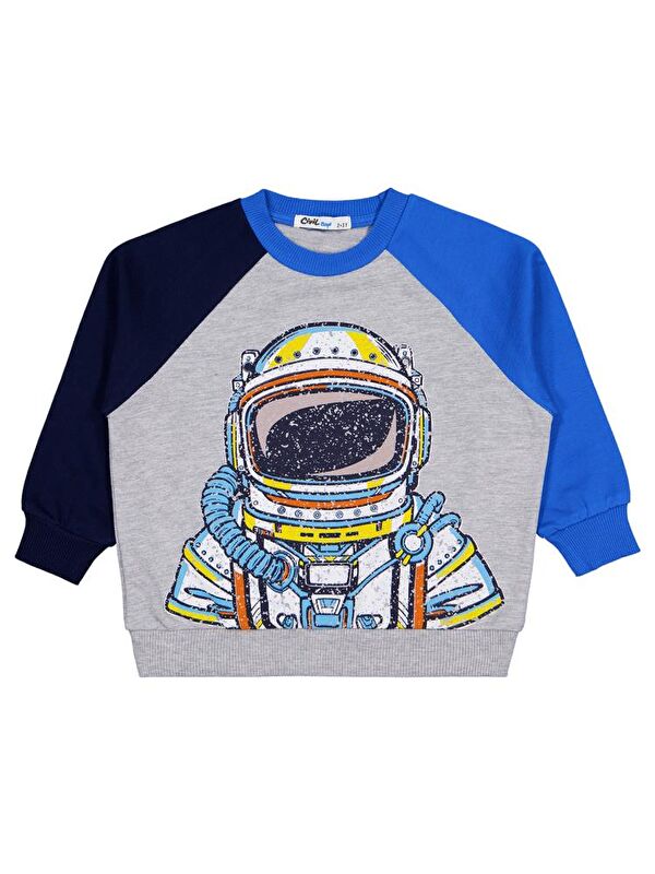 Civil Boys Astronot Baskılı 2-5 Yaş Sweatshirt