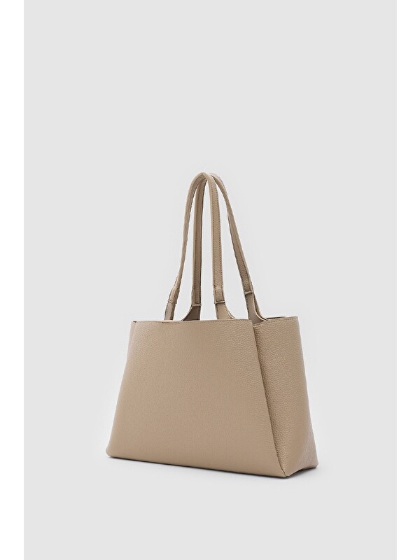 Shulebags Maksi Tote Çanta Bej