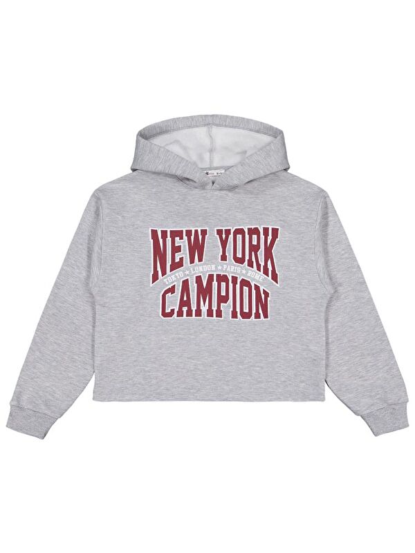 Civil Girls New York Campion Baskılı 10-13 Yaş Sweatshirt